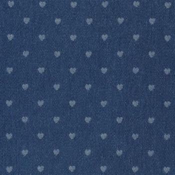 Denim Fancy Jacquard Mix, Hjerter